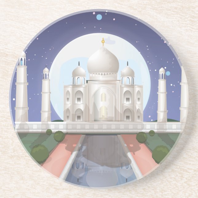 Taj Mahal Getränkeuntersetzer (Vorne)