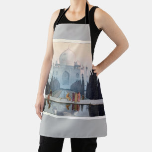 Taj Mahal, Hiroshi Yoshida, Woodcut Schürze