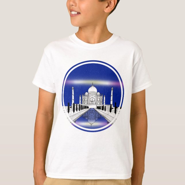 Taj Mahal Illustration T-Shirt (Vorderseite)