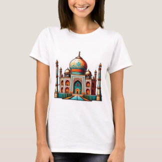 Taj Mahal im dekorativen Design T-Shirt