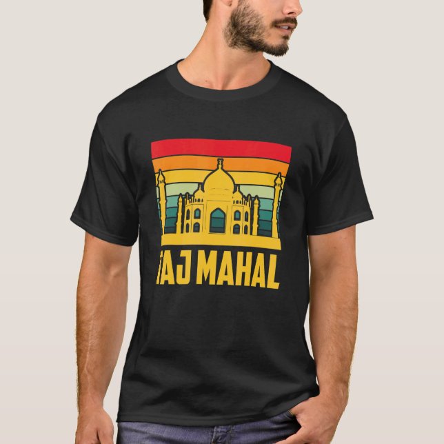 Taj Mahal in Agra aus Indien Tempel aus Asien T-Shirt (Vorderseite)