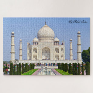 Taj Mahal India Landschaftlich Historisches Jigsaw Puzzle