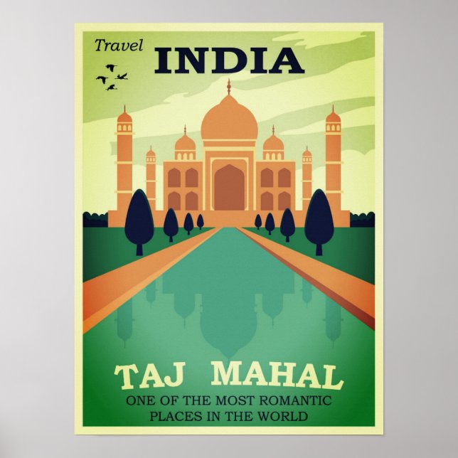 Taj Mahal India Poster (Vorne)