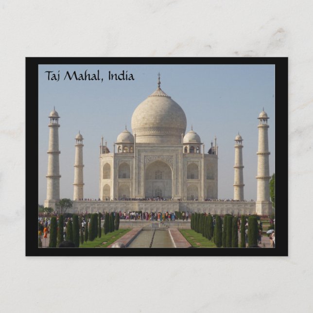 taj mahal india postkarte (Vorderseite)