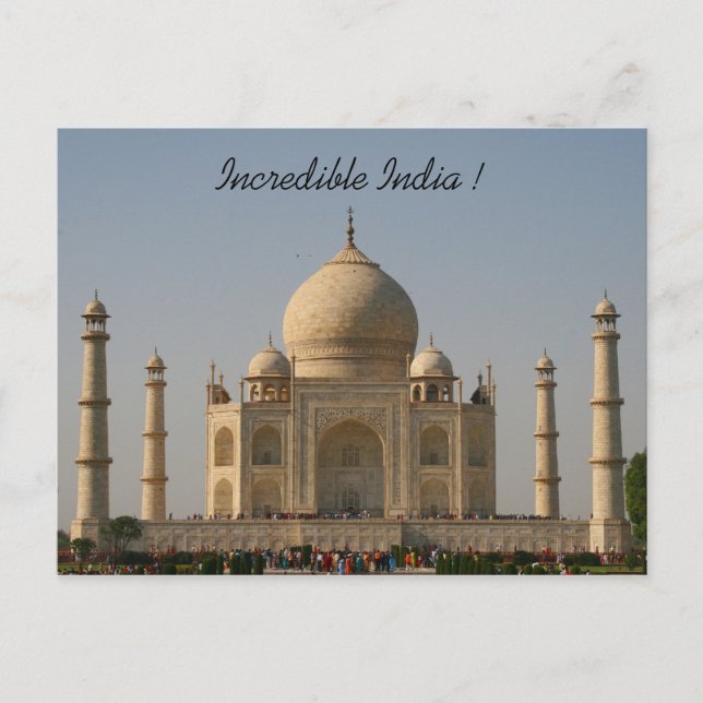 taj mahal india postkarte (Vorderseite)
