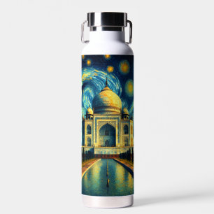 Taj Mahal India Starry Night Trinkflasche