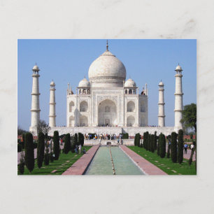 Taj Mahal, Indien "Krone des Palastes" Postkarte