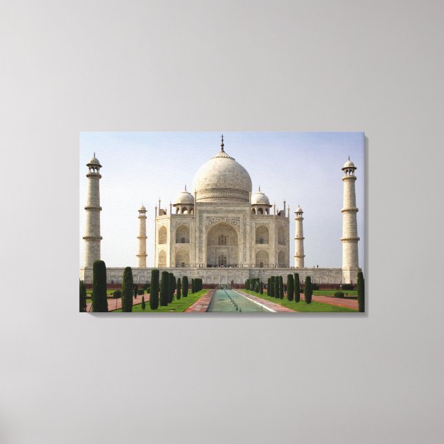 Taj Mahal, Indien Leinwanddruck (Vorderseite)