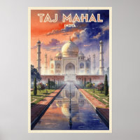 Taj Mahal Indien Vintage Reise