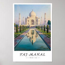 Taj Mahal Indien Wandkunst, Agra Wahrzeichen Poster