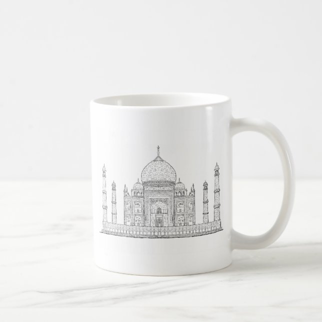 Taj Mahal Kaffeetasse (Rechts)