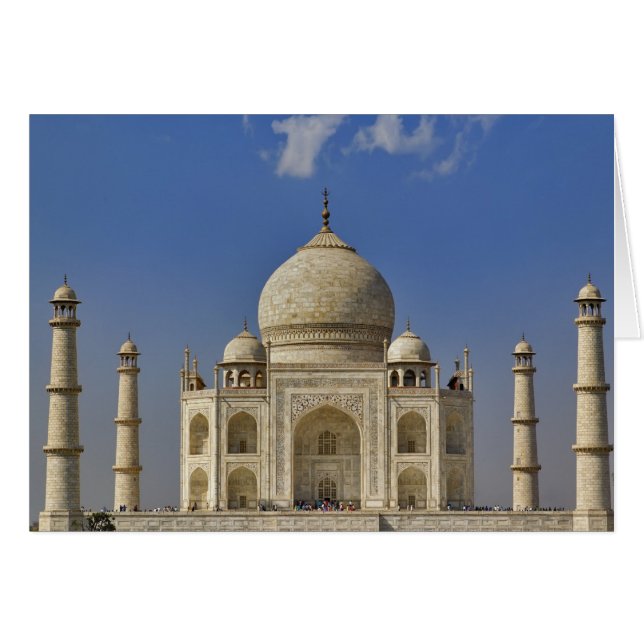 Taj Mahal mausoleum / Agra, Indien (Vorderseite (Horizontal))