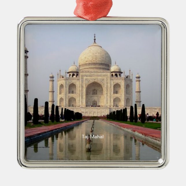 Taj Mahal Ornament Aus Metall (Vorne)