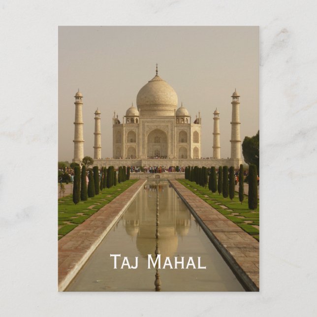 Taj Mahal Postcard Postkarte (Vorderseite)
