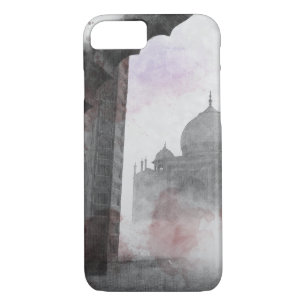 Taj Mahal Postcard Vintage Travel Case-Mate iPhone Hülle
