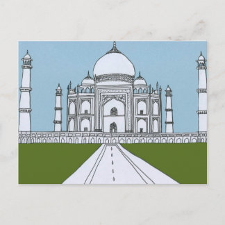 Taj Mahal Postkarte