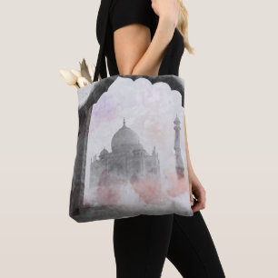 Taj Mahal Postkarte Vintage Reise-Tasche – Retro