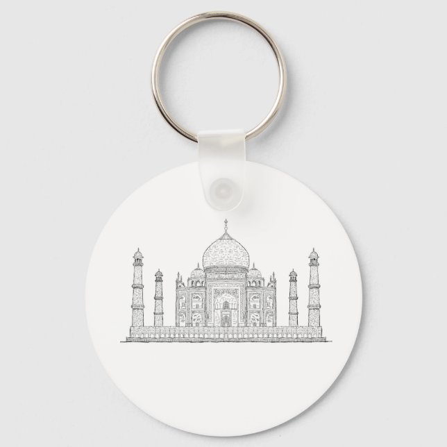taj mahal schlüsselanhänger (Vorderseite)