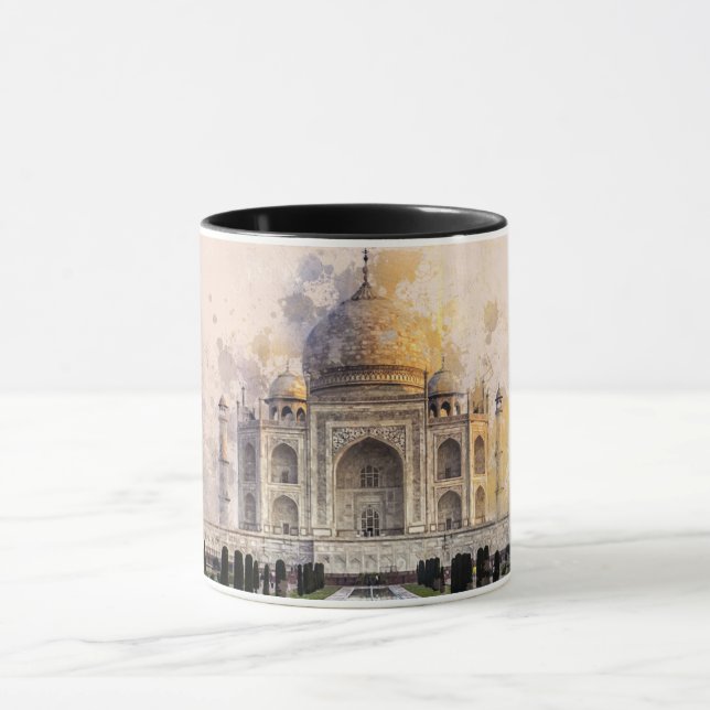 "Taj Mahal" Schönheit, Liebe und Respekt für seine Tasse (Zentrum)