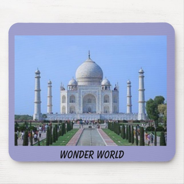 Taj Mahal, WUNDER-WELT Mousepad (Vorne)