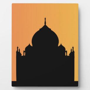 Taj Majal Fotoplatte