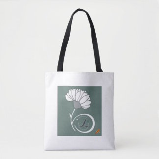 "Tajitu Blume Stem Tote Bag: Minimalistische S-For