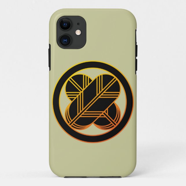 Taka1 (Gold Line) Case-Mate iPhone Hülle (Rückseite)