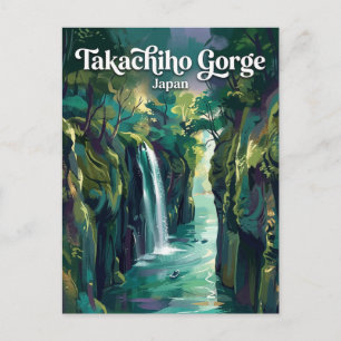 Takachiho-Schlucht Japan Postkarte