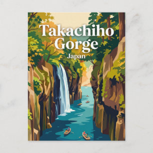 Takachiho-Schlucht Japan Postkarte