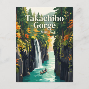 Takachiho-Schlucht Japan Postkarte