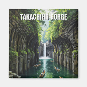Takachiho-Schlucht Japan Reise Magnet