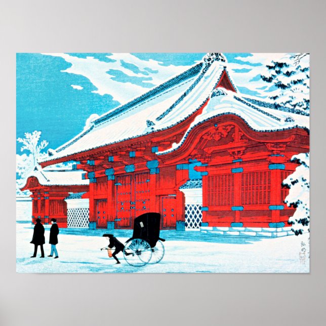 Takahashi - Das rote Tor Hongos in Snow Poster (Vorne)