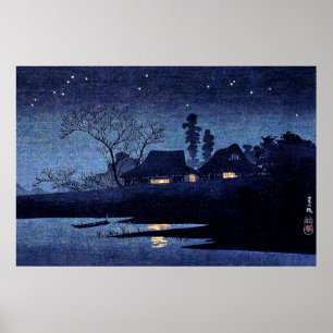 Takahashi - Starry Night, berühmtes Bild Poster