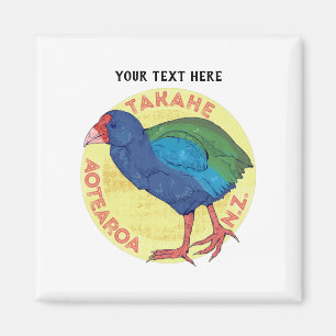 Takahe Aotearoa Neuseeland Magnet
