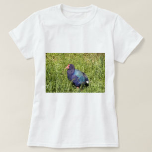 Takahe, gefährdeter einheimischer Neuseeländischer T-Shirt