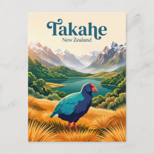 Takahe, Neuseeland Postkarte