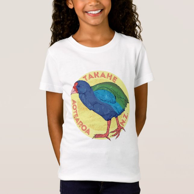 Takahe NZ-Vogel T-Shirt (Vorderseite)