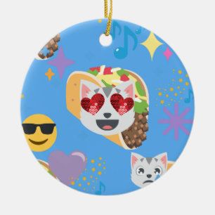 Takakatze Emoji Keramikornament