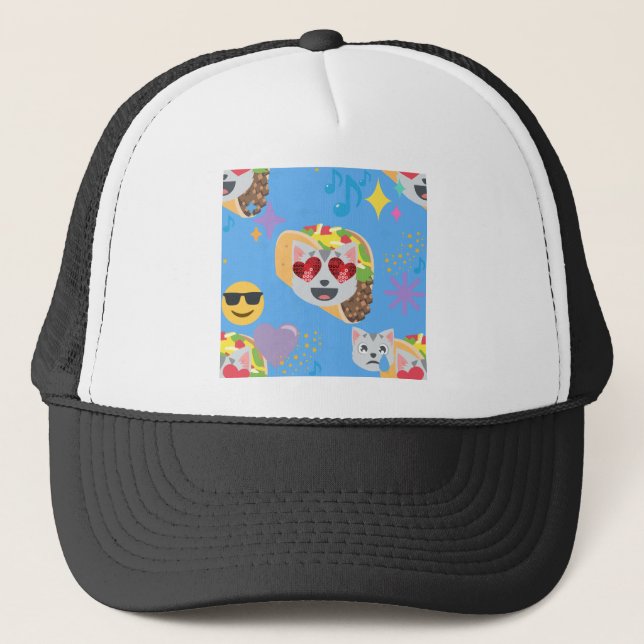 Takakatze Emoji Truckerkappe (Vorderseite)