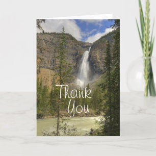 Takakkaw Falls Dankeskarte