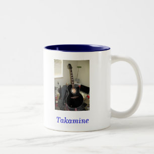 Takamine Gitarre (2-Ton Tasse) Zweifarbige Tasse