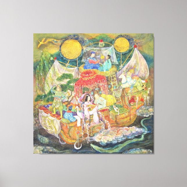 Takarabune: The Treasure Ship of Good Fortune  Leinwanddruck (Vorderseite)