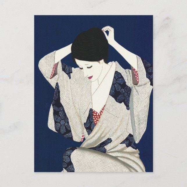 Takasawa Keiichi Hair Klassikerin aus Japan Postkarte (Vorderseite)