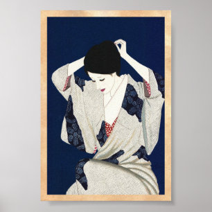 Takasawa Keiichi klassische japanische Damenfrau Poster