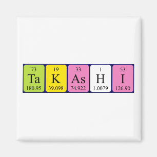 Takashi Periodenmagnet Magnet