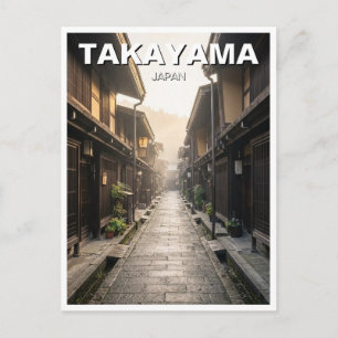 Takayama Japan Reise Postkarte