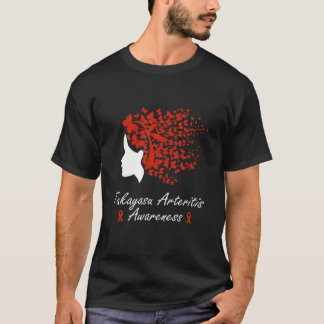Takayasu Arteritis Bewusstsein - Frauen Schmetterl T-Shirt