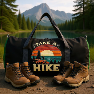 Take A Hike Grafik Duffle Bag