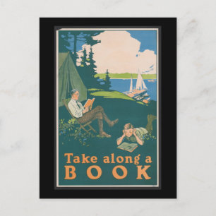 Take Along A Book Postkarte