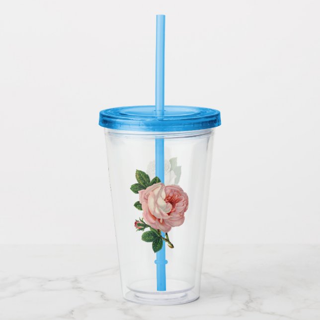 Take away mugg i akryl — Rosor Acryltrinkbecher (Vorderseite)